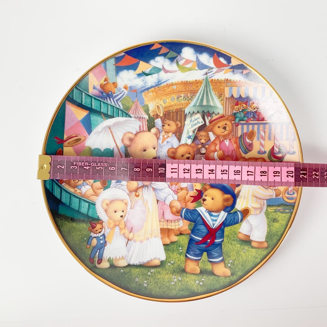 Franklin Mint - “Teddy Bear Fair” Limited Edition Collectors Plate