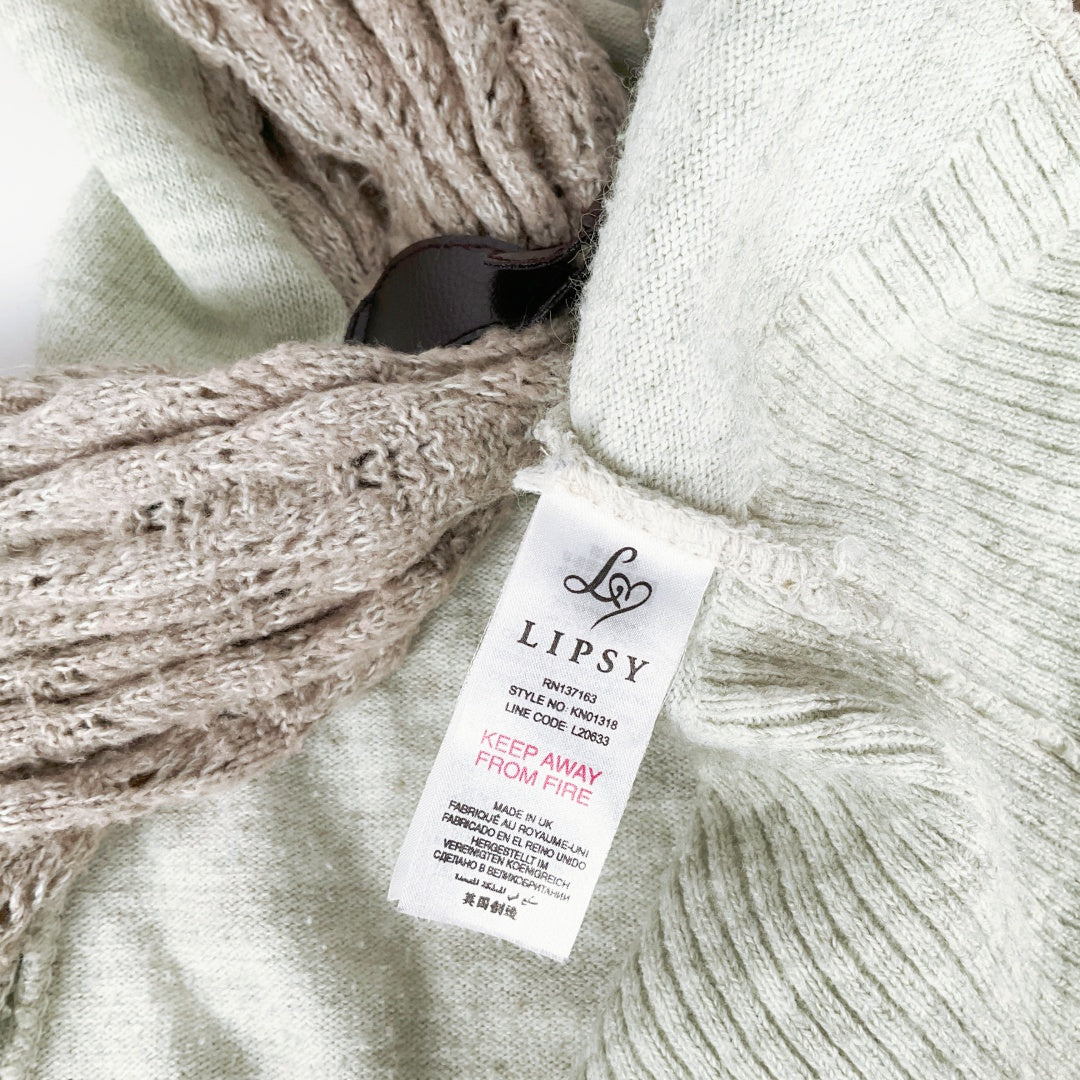 LIPSY London Knitwear - Cardigan with Long Scarf