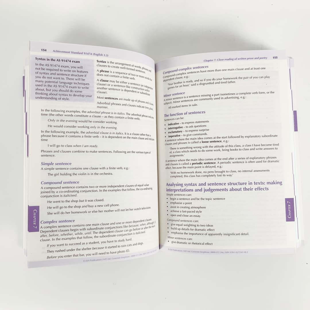 NCEA Level 3 English ESA Study Guide