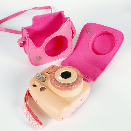 Instax mini 9 (Pink) with case