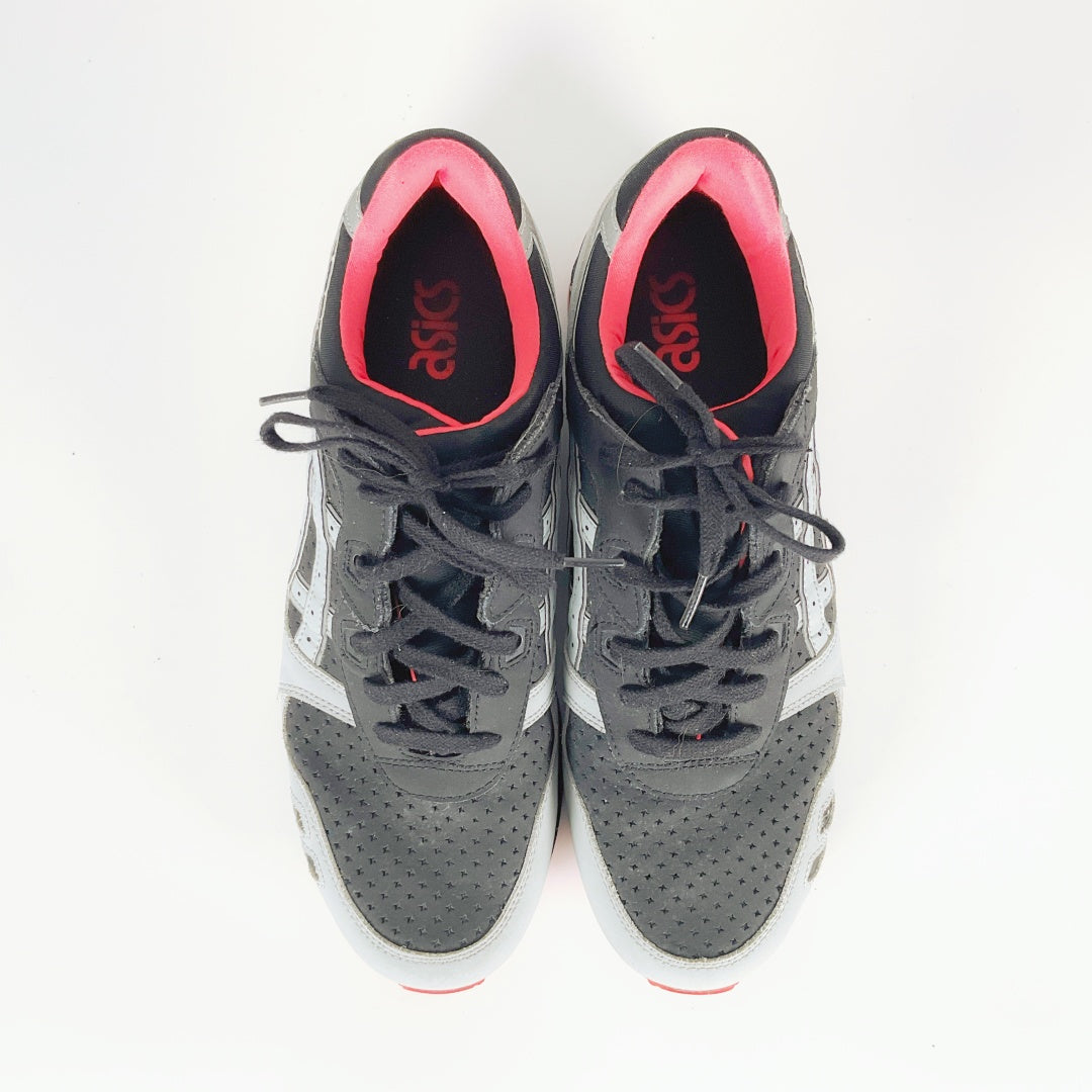 ASICS GEL-Lyte III Sneakers – Black, Silver & Red/Pink – US Men's 12