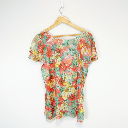Millers - Floral Shirt with Diamante Detail