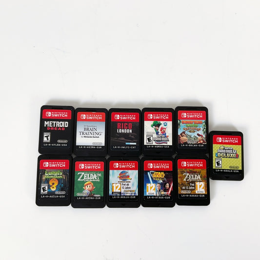 Nintendo Switch Lite Grey Console + 11 Games, SanDisk 32GB MicroSD & Carry Case