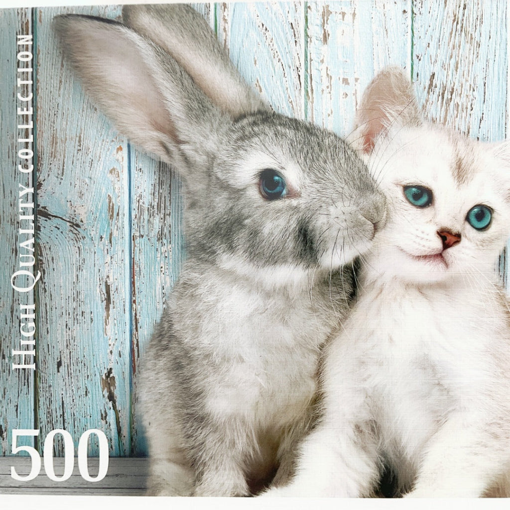 Clementoni - Cat & Bunny 500 Piece Puzzle