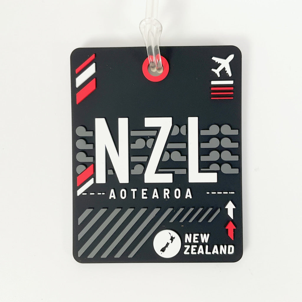 Dbl - Airport Code Nzl Luggage Tag