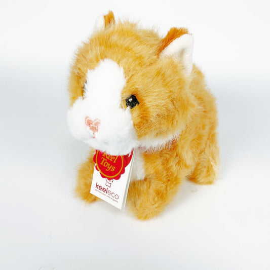 Keeleco - 18cm Pouncing Kitty Love - Ginger
