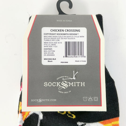 Sock Smith - Chicken Crossing - Black