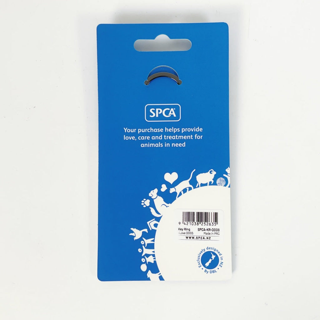 SPCA - KEY RING - I LOVE DOGS