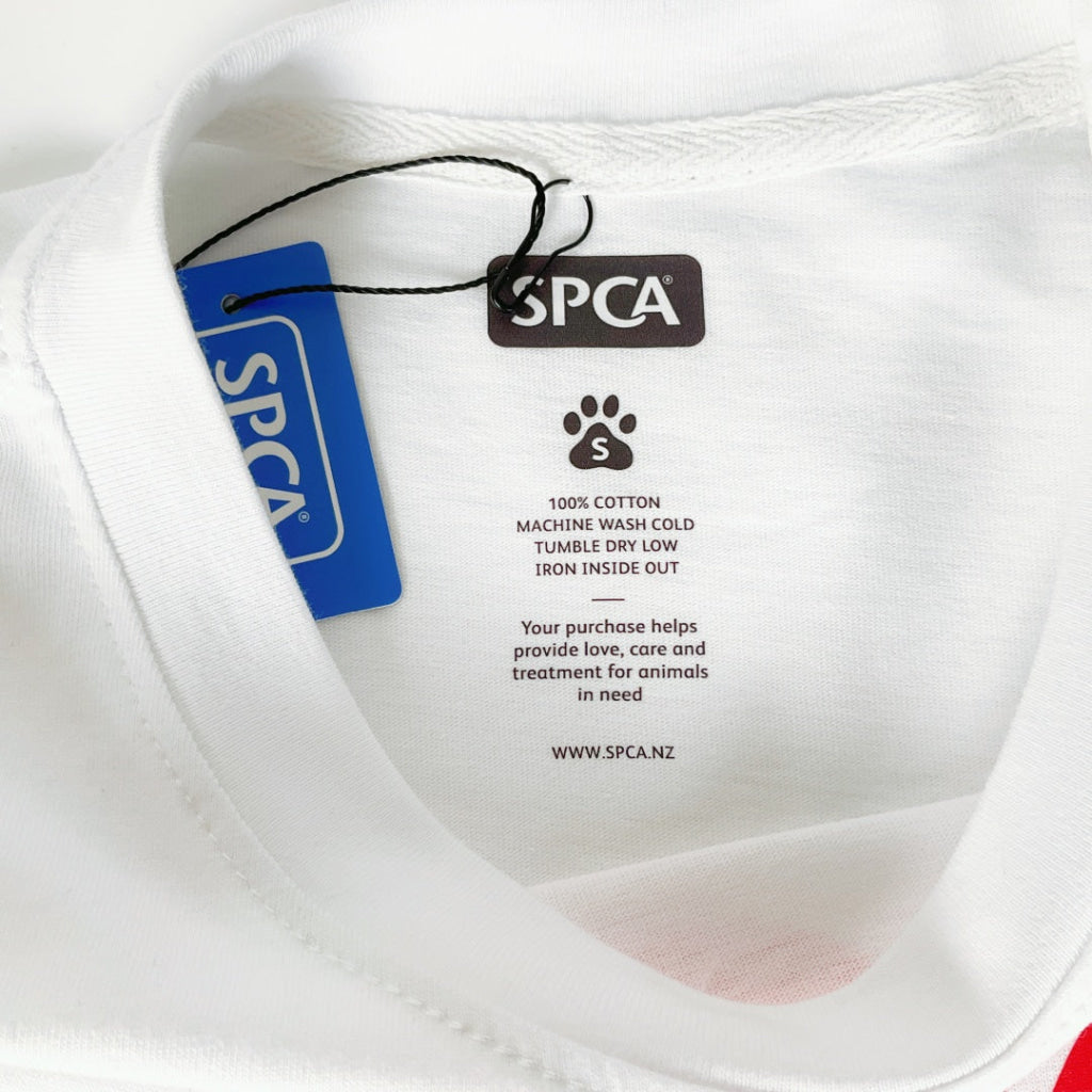 SPCA – T-SHIRT – I LOVE CATS – WHITE