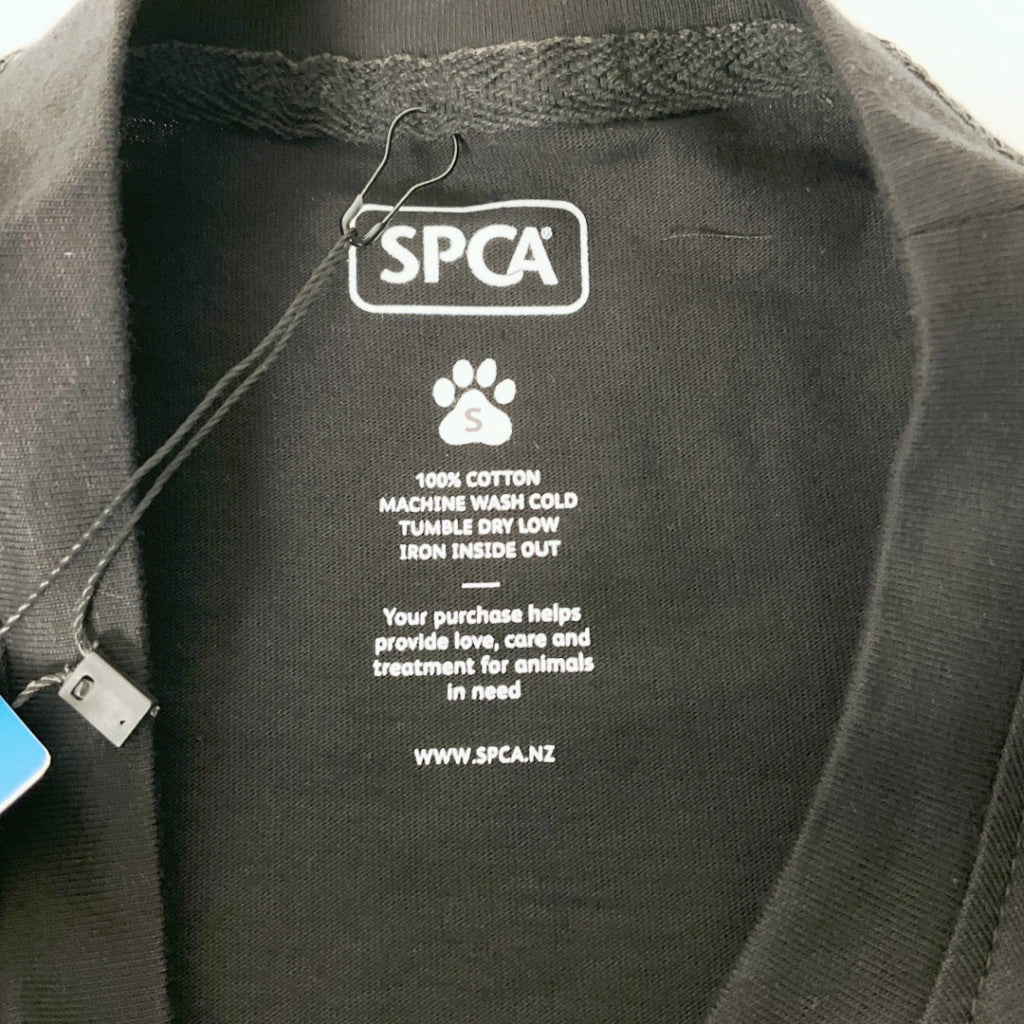 SPCA – T-SHIRT – I LOVE DOGS – BLACK