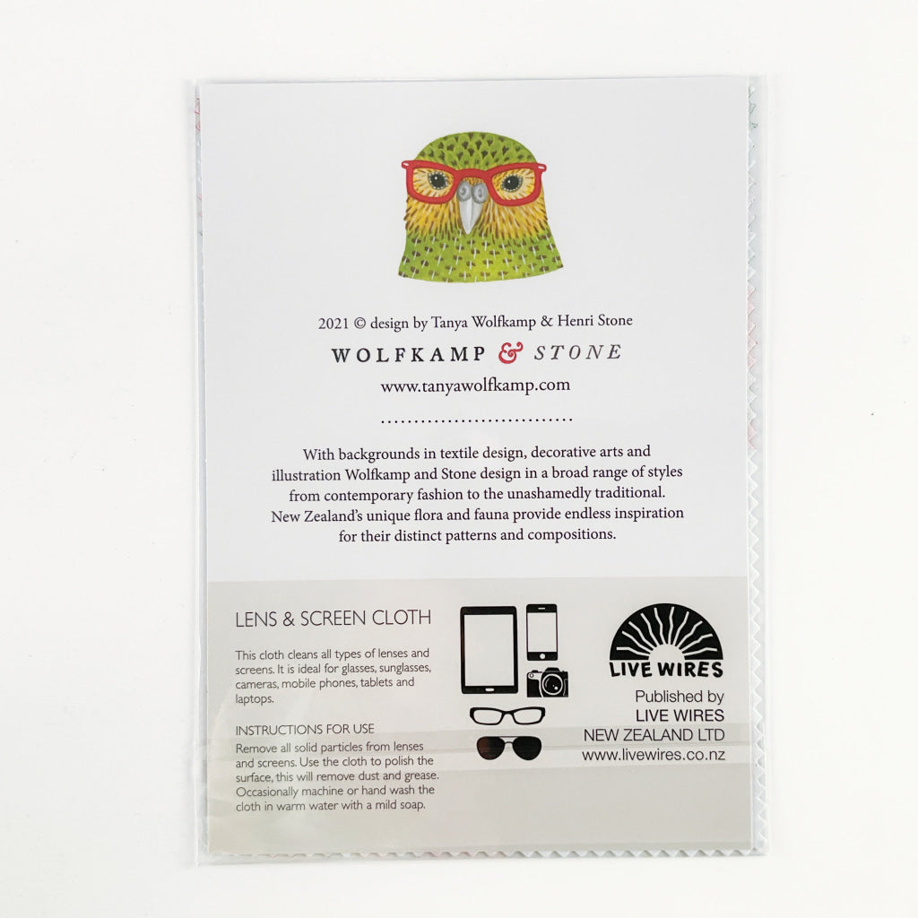 Wolfkamp & Stone - Map Of New Zealand Lens Screen Cloth