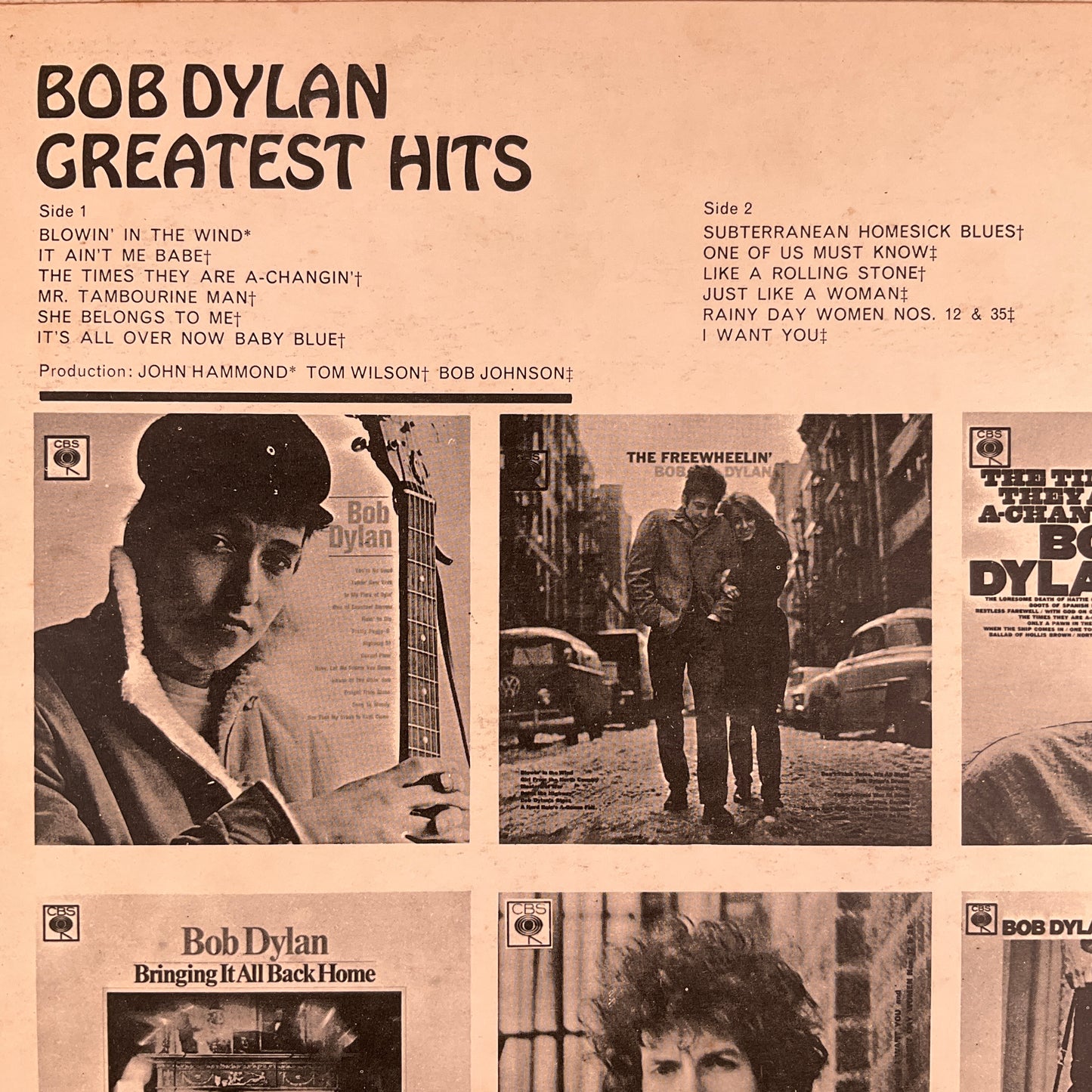 Bob Dylan - Greatest Hits