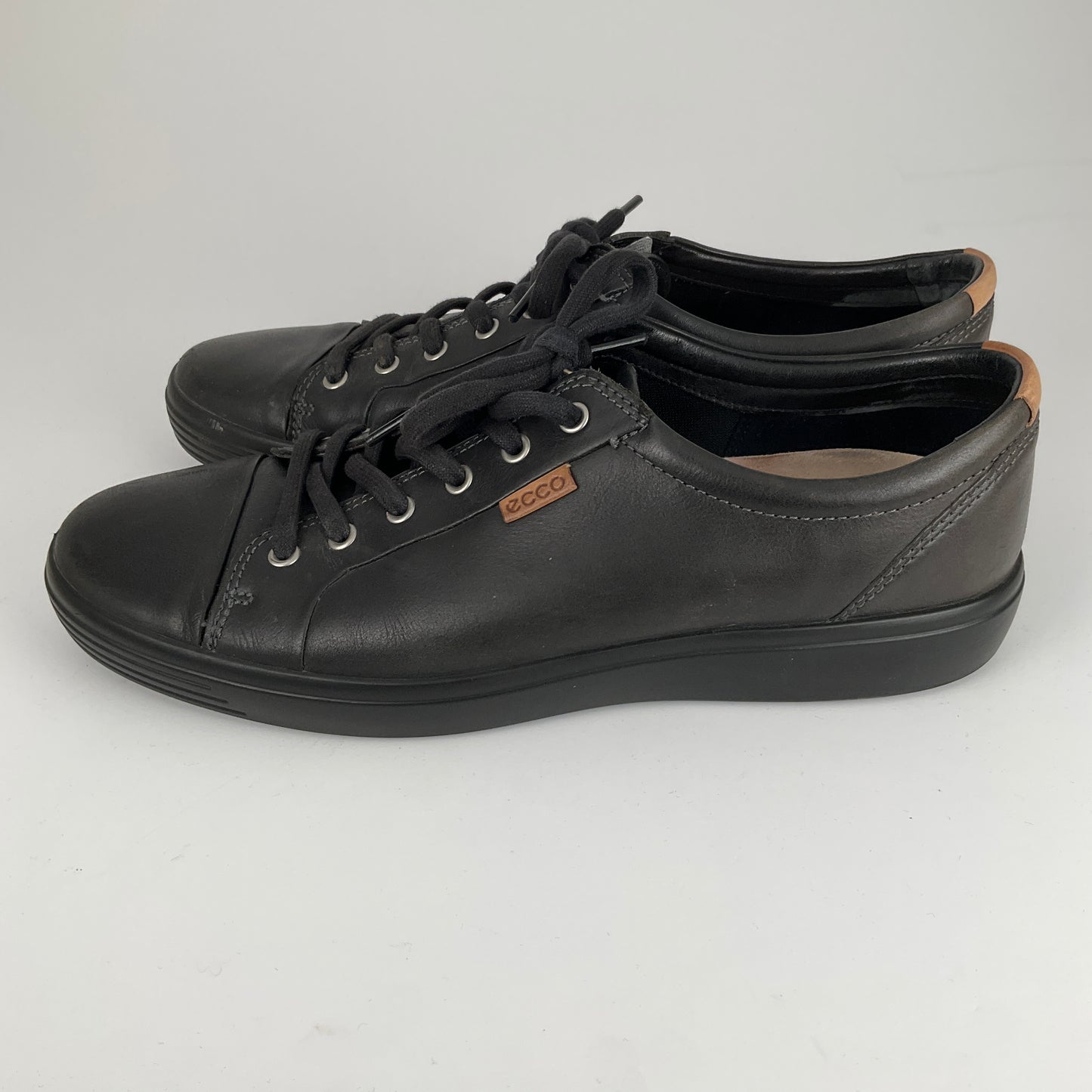 Ecco - Black Leather Shoes - Size 11.5