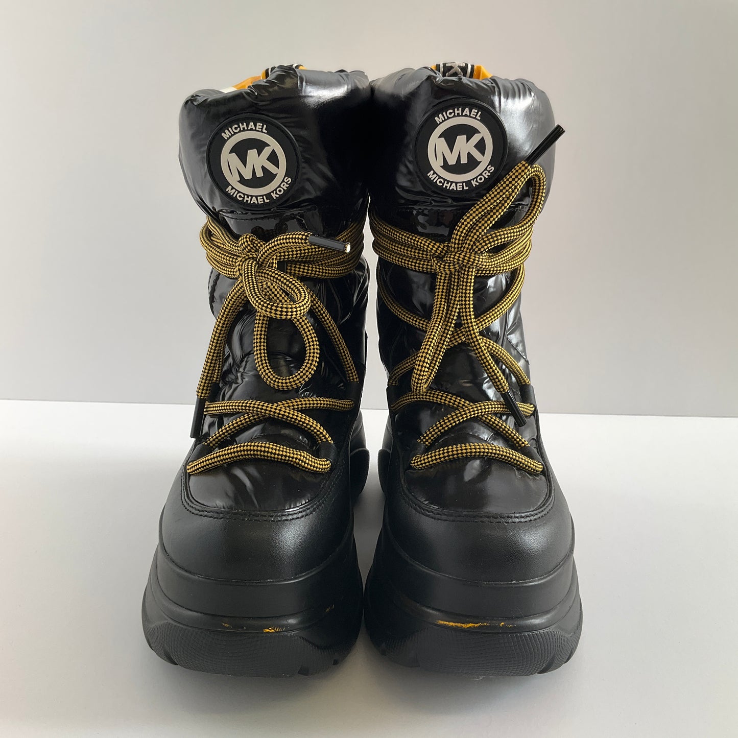 Michael Kors - Zadie Black/Yellow Boots - Size 7M