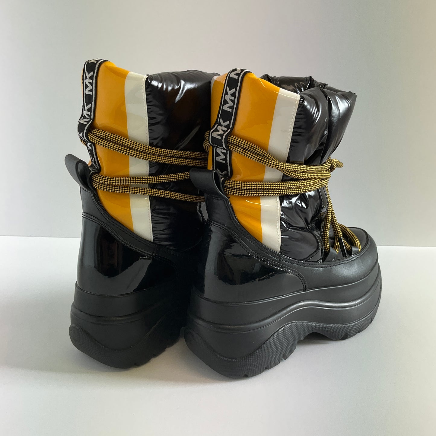 Michael Kors - Zadie Black/Yellow Boots - Size 7M
