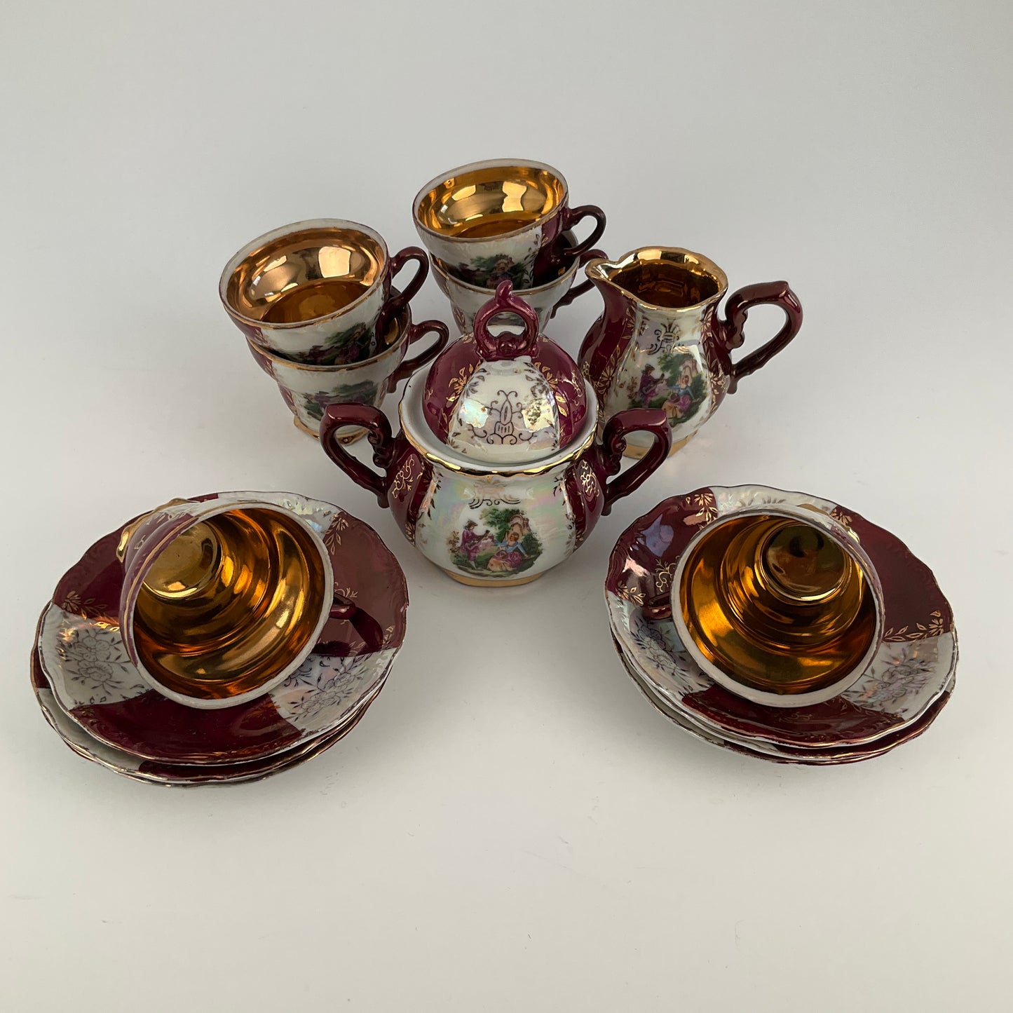 My Lady - 15 Piece 22 Carat Gold Tea Set