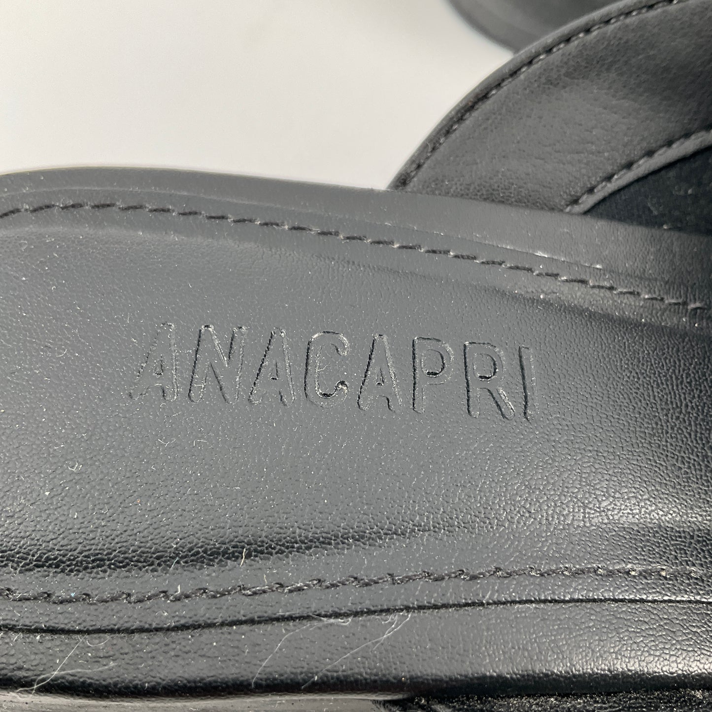 Anacapri - Black Slip Ons - Size 37