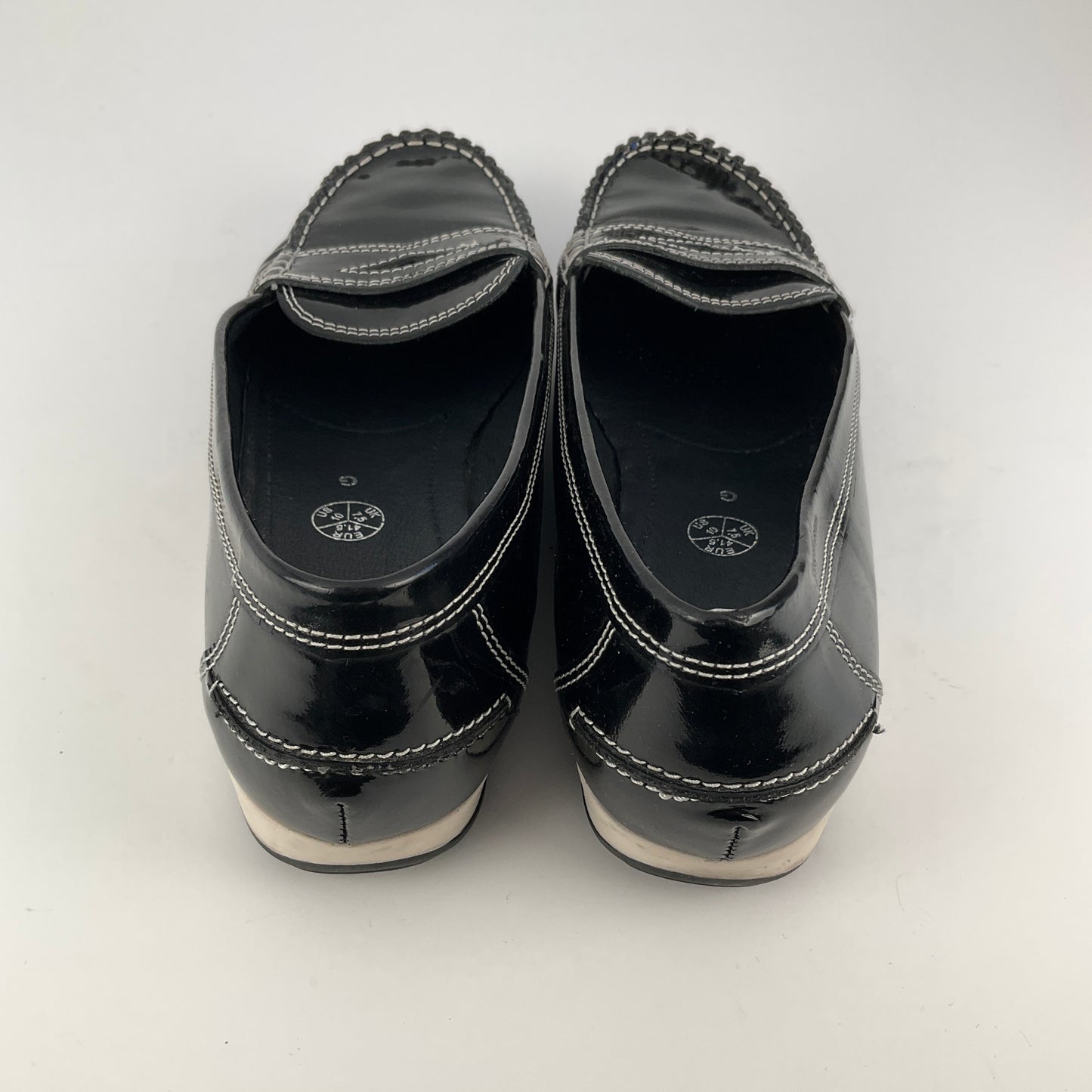 Ara - Black Leather Loafer - Size 41.5