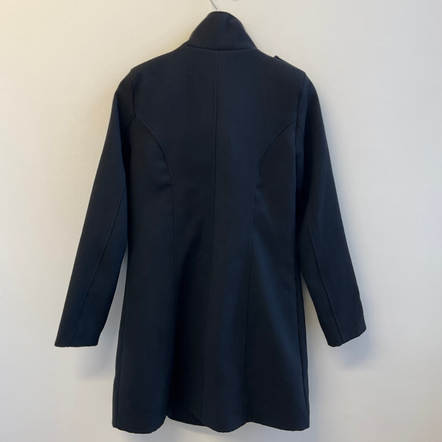 Uniform Style Black Winter Coat