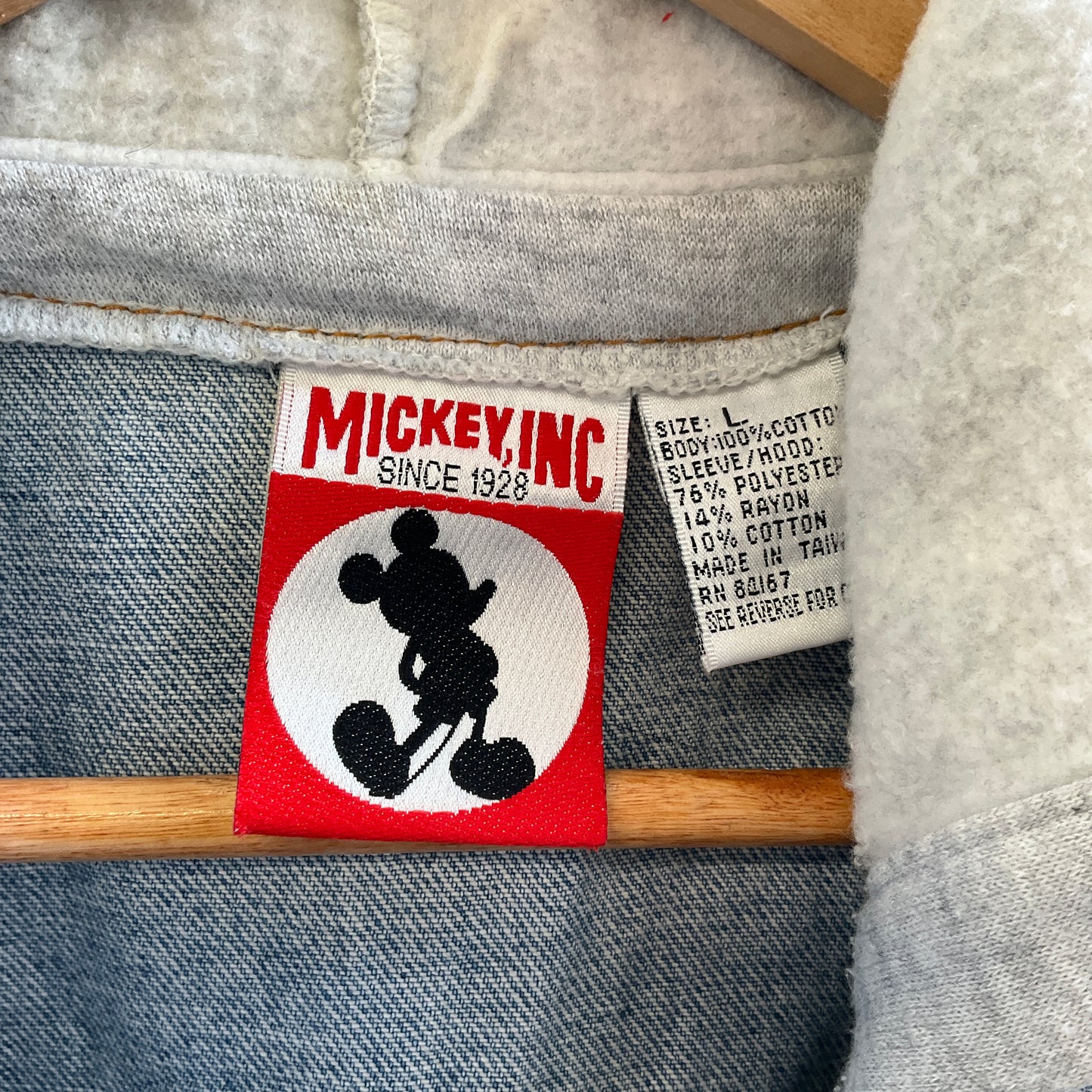 Mickey Inc - Mickey Mouse Denim Hoodie Jacket