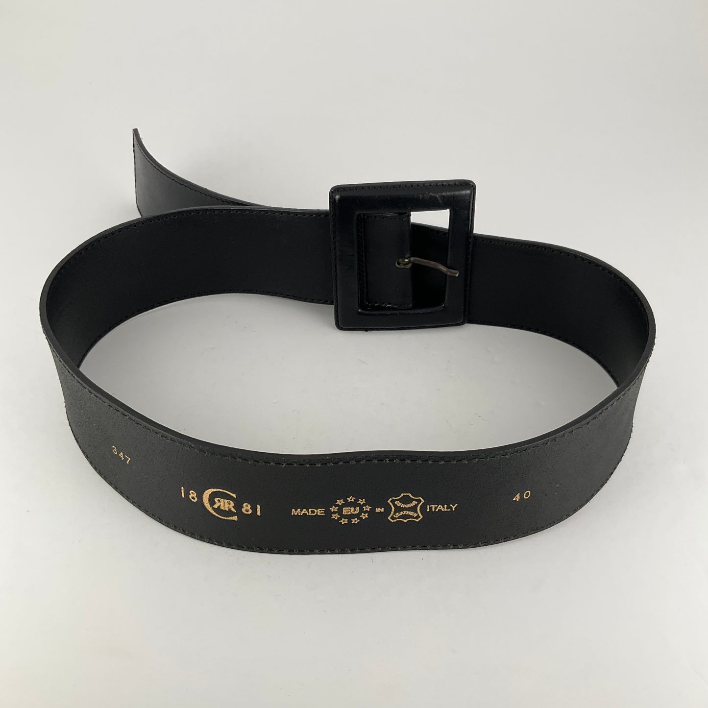 Wide Band Ladies Leather Belt