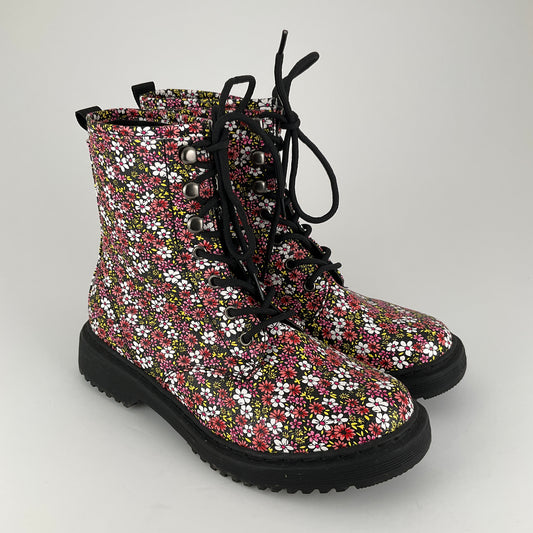 Celebrity - Floral Design Boots - Size 6