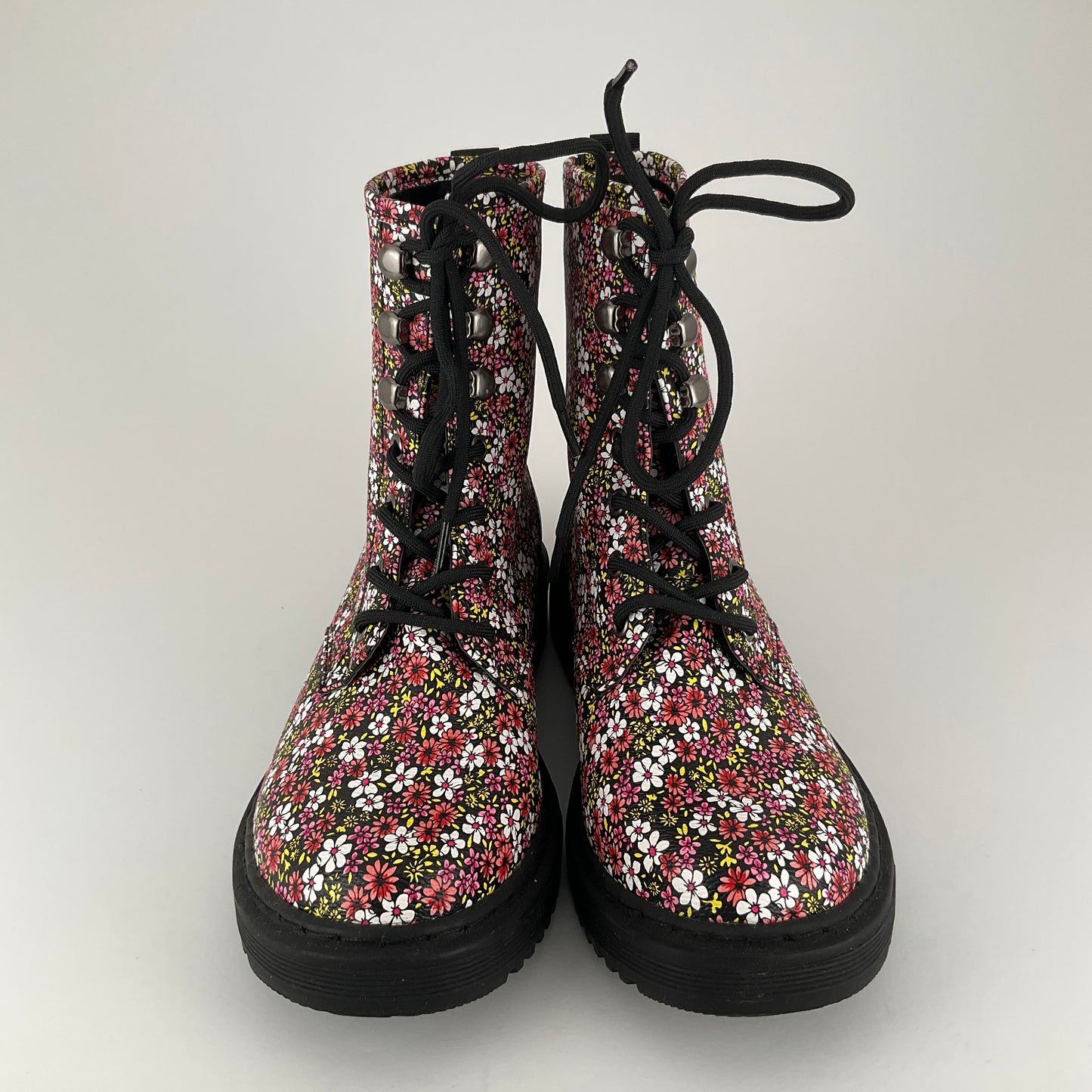 Celebrity - Floral Design Boots - Size 6