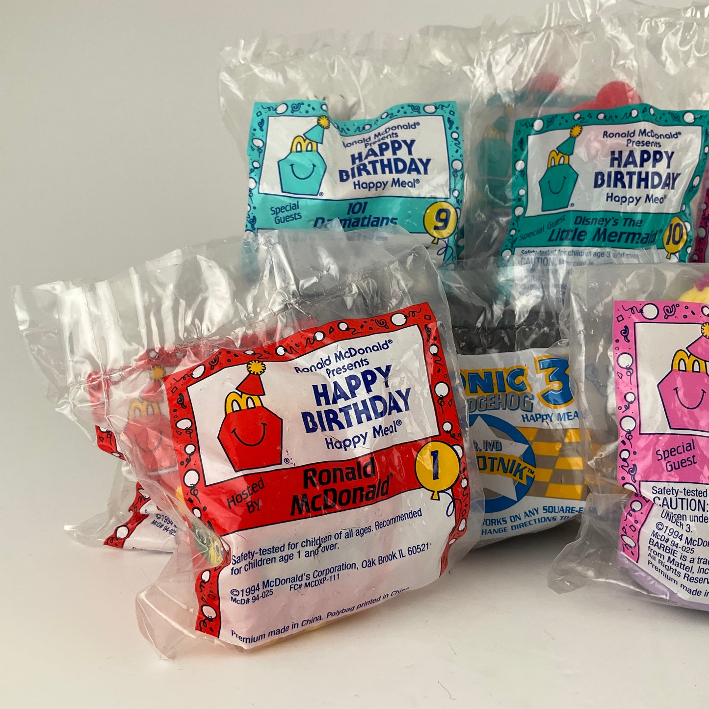 McDonalds - Vintage Happy Meal Toys (mixed set)