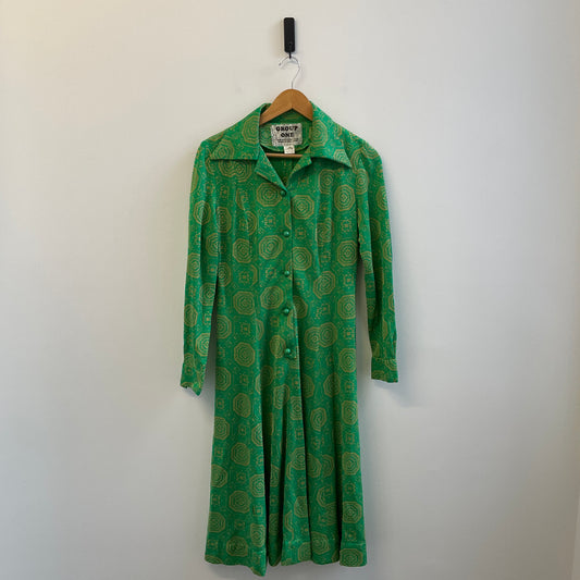 Group One - Retro Green Shirt Dress
