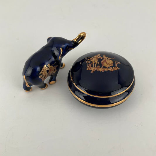 Limoges - Elephant and Pill Box