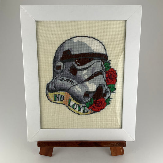 Cross Stitch Artwork - No Love Storm Trooper