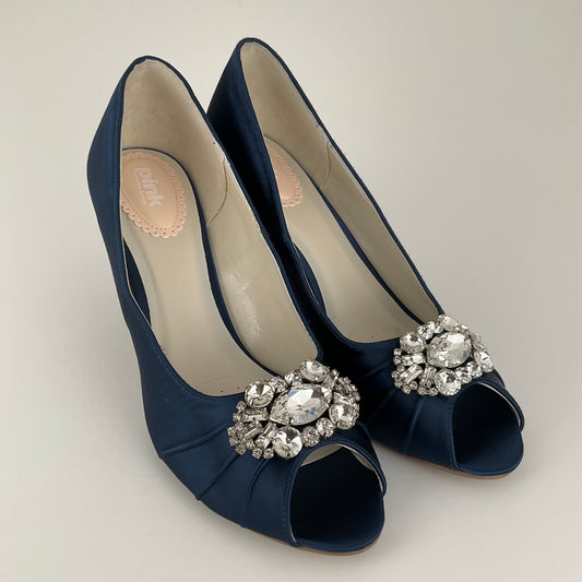 Pink - Blue Heels - Size 41