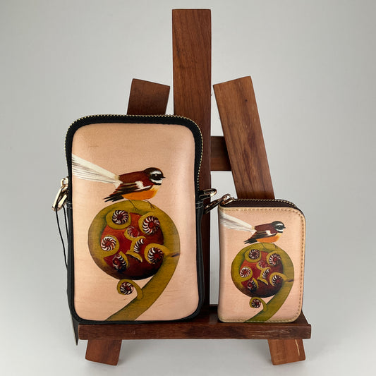 Carolyn Judge - Long Leather Tote and Card Wallet