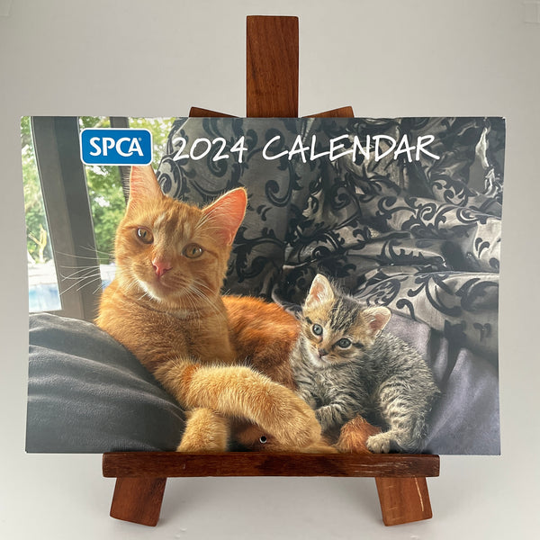 SPCA 2024 Annual Calendar Cats SPCA Op Shops