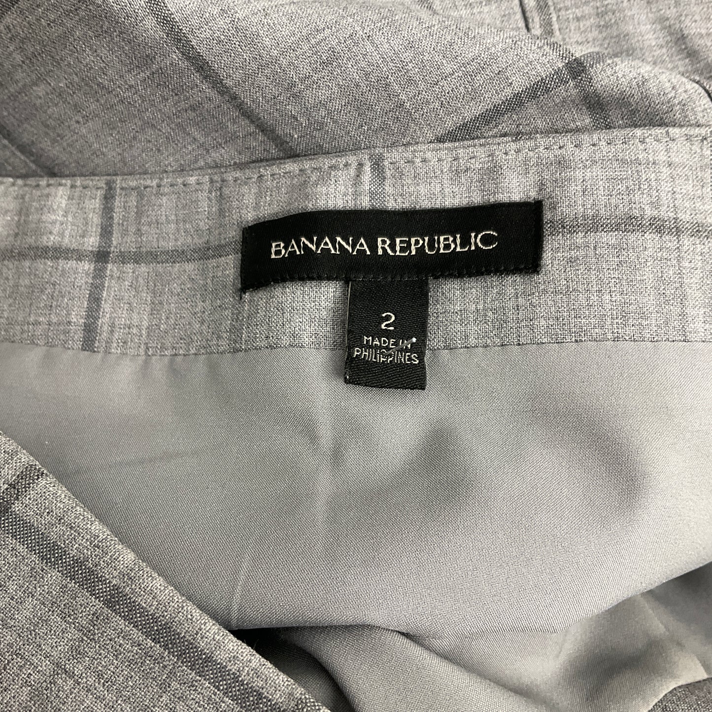 Banana Republic - Grey Check Skirt