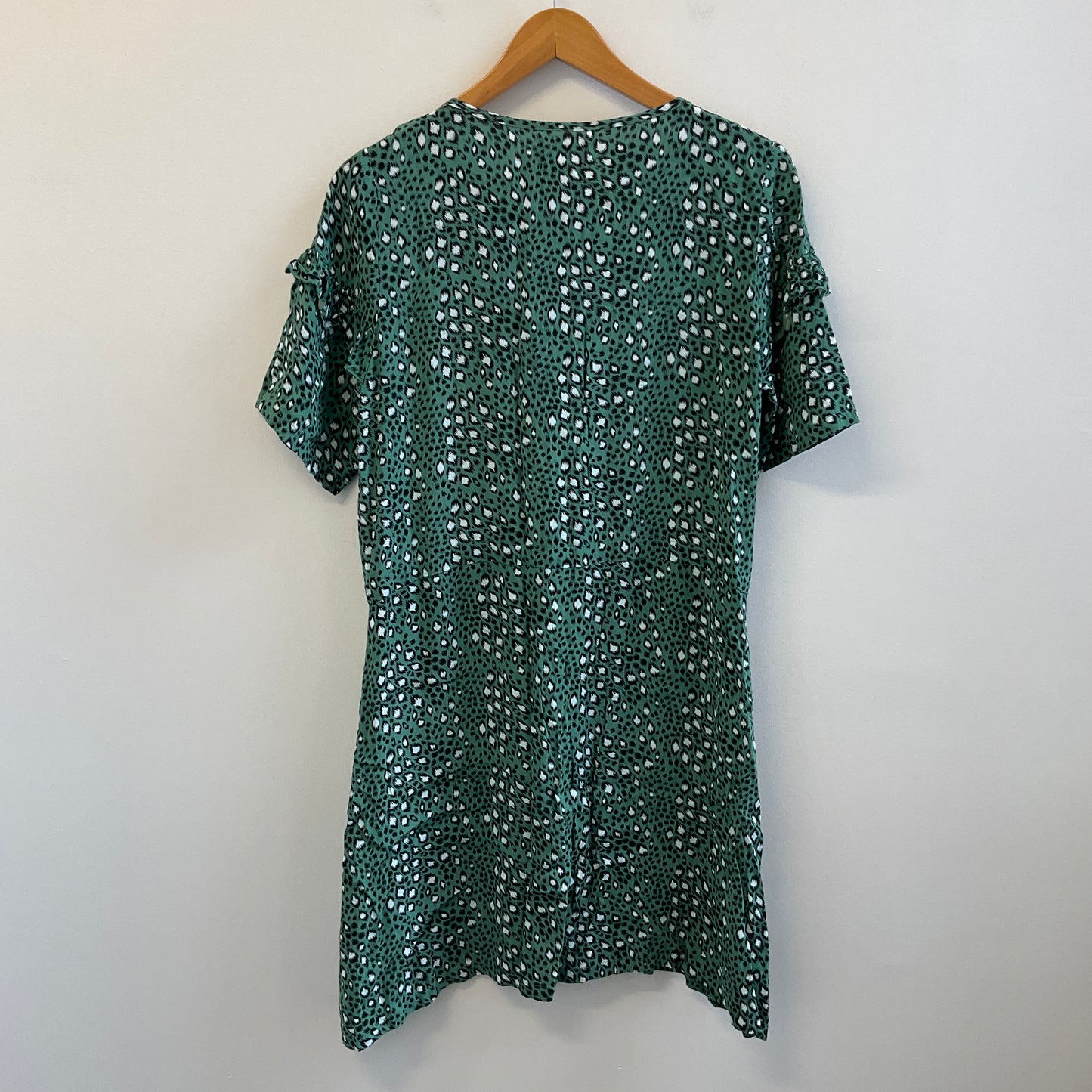 Andrea Moore - Green Animal Print Dress