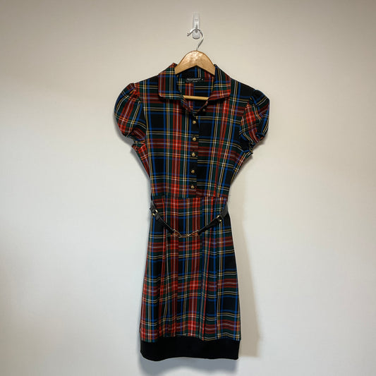 Rinascimento - Tartan Mini Dress