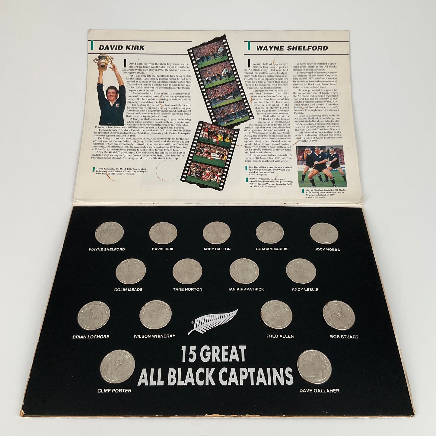 15 Great All Black Captains - Medal Collection