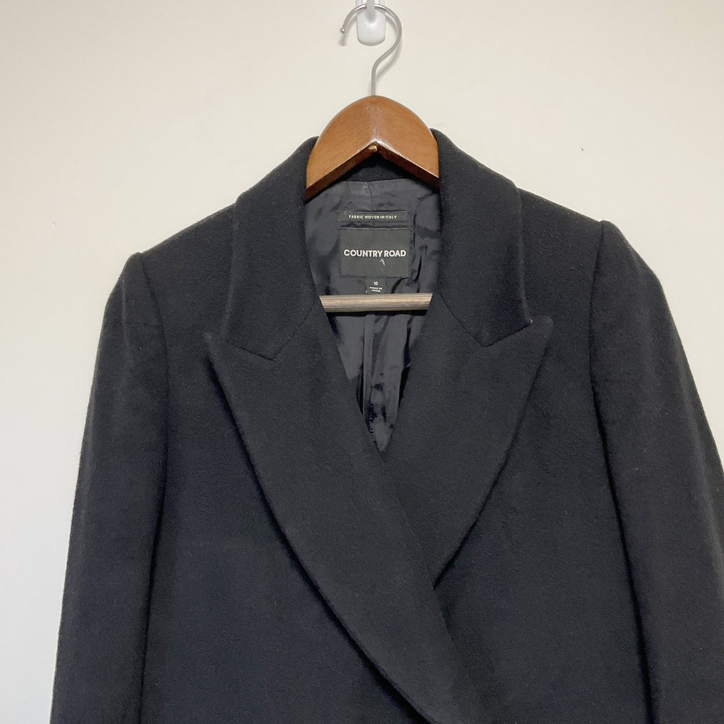 Country Road  - Black Wool Blazer