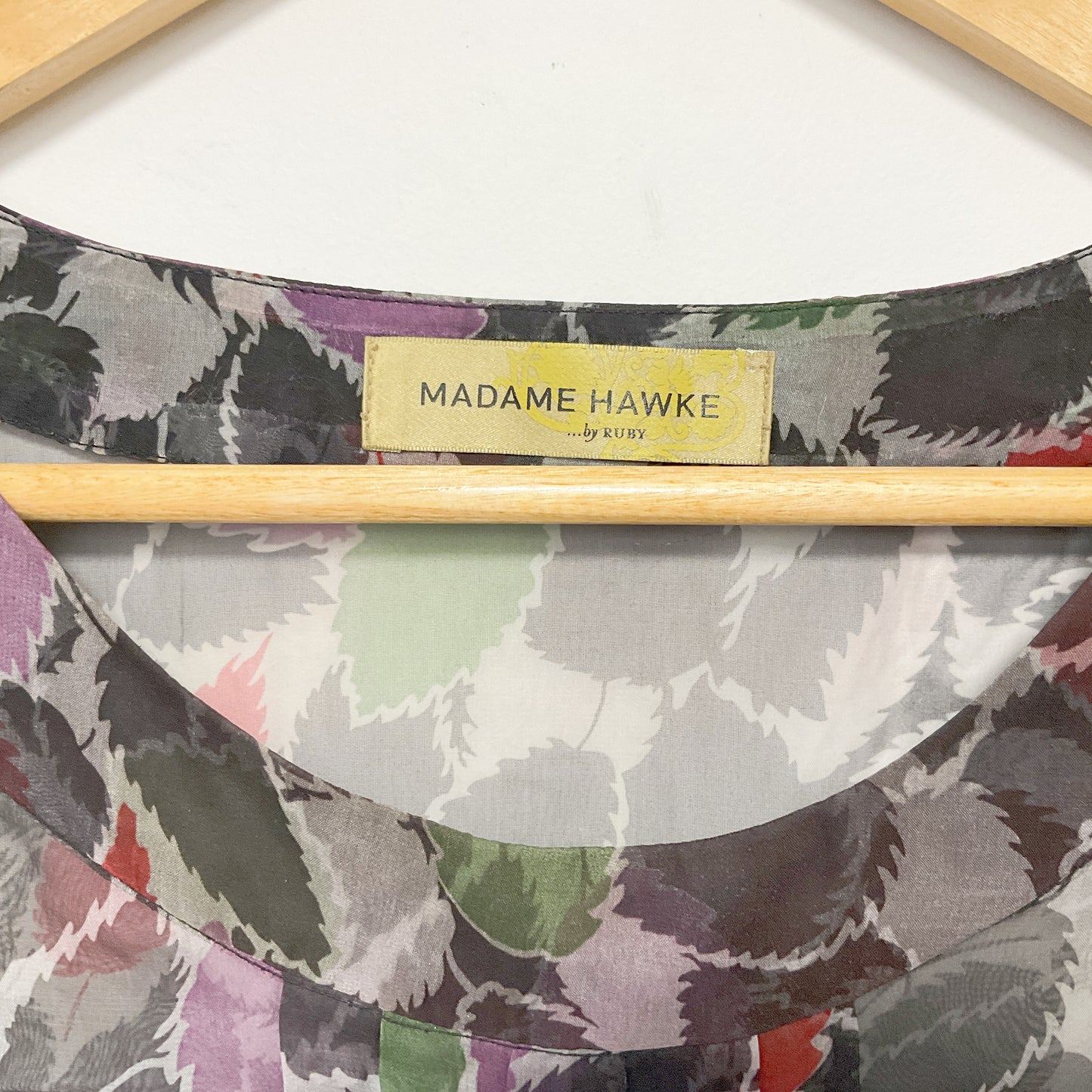 Madame Hawke - Multi Color Leaves printed dress