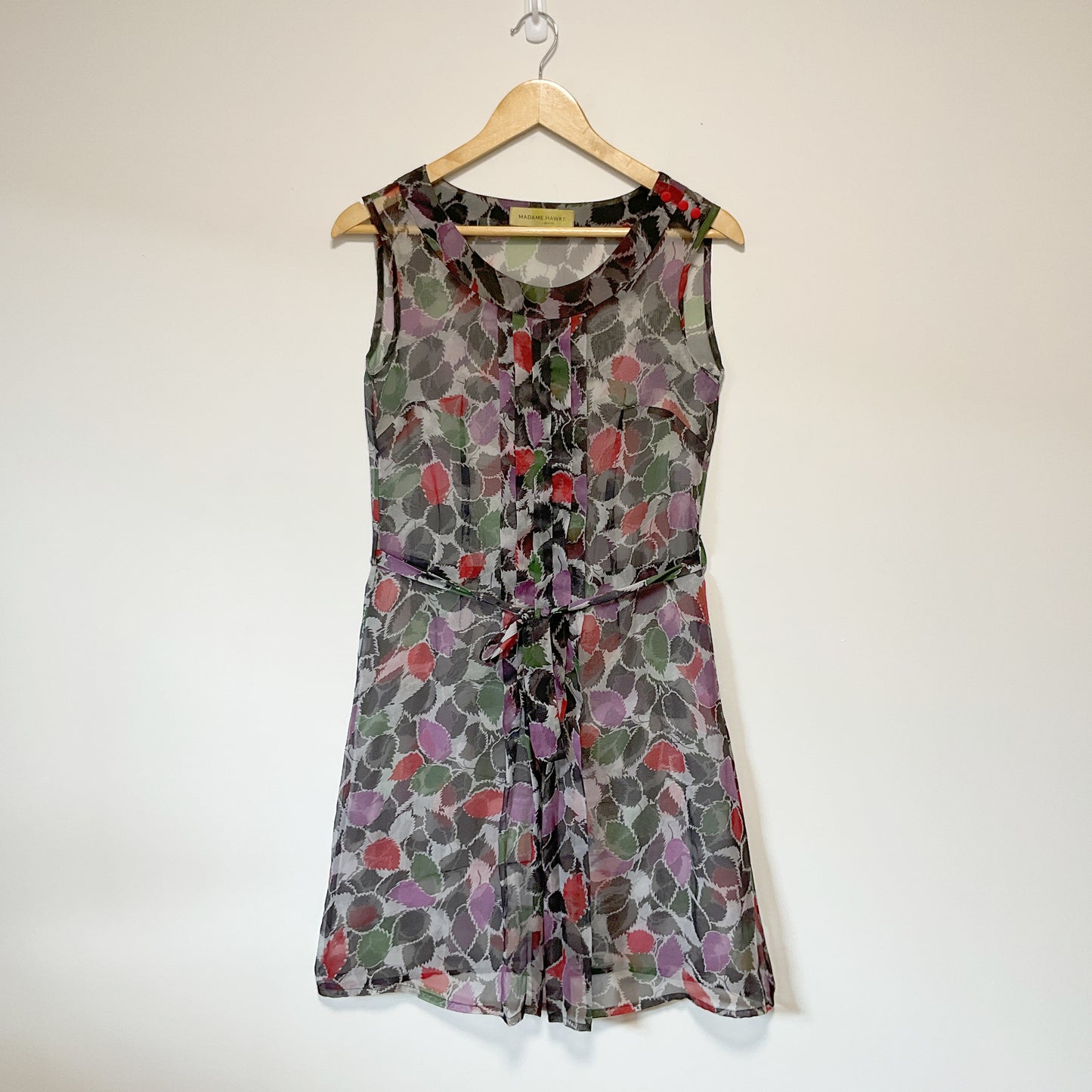 Madame Hawke - Multi Color Leaves printed dress