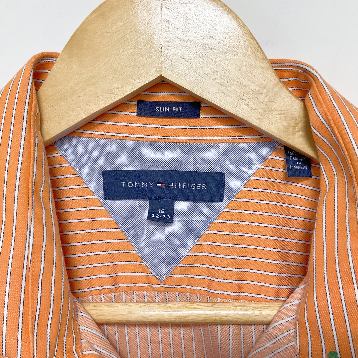 Tommy Hilfiger - Stripe Slim Fit Long Sleeve Shirt