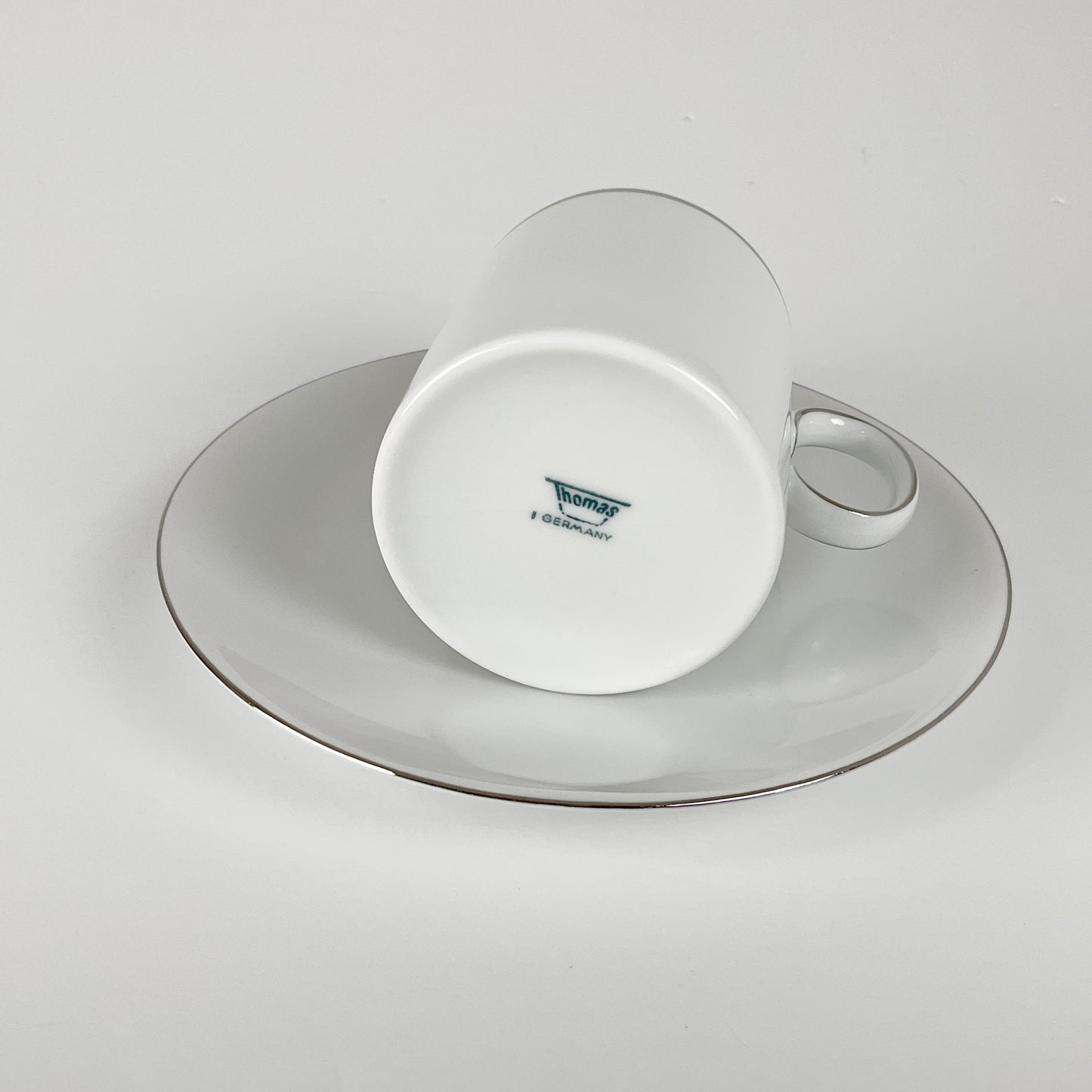 Thomas - Medaillon Platinum - 6 Teacup and Saucer Sets