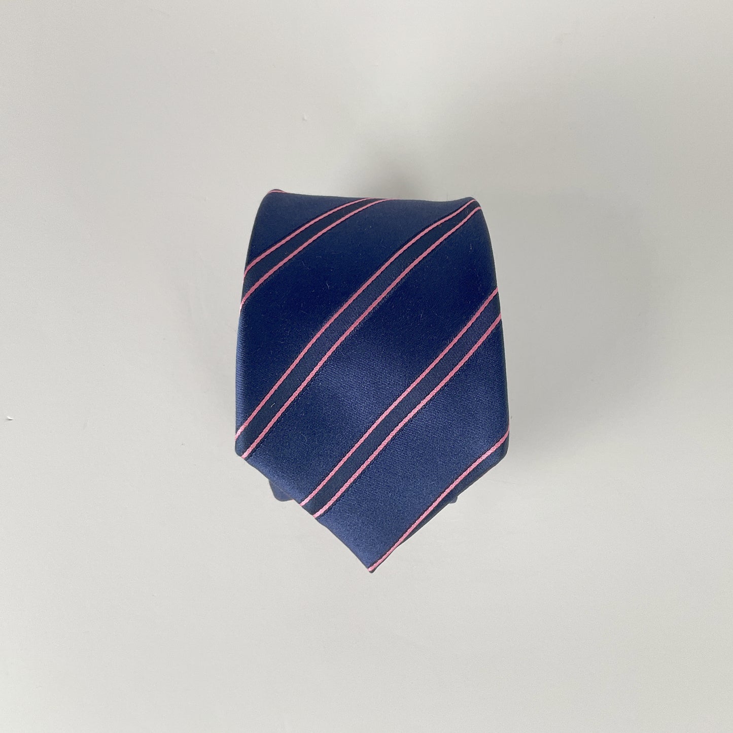 Tm Lewin - Hand Made Navy Silk Tie