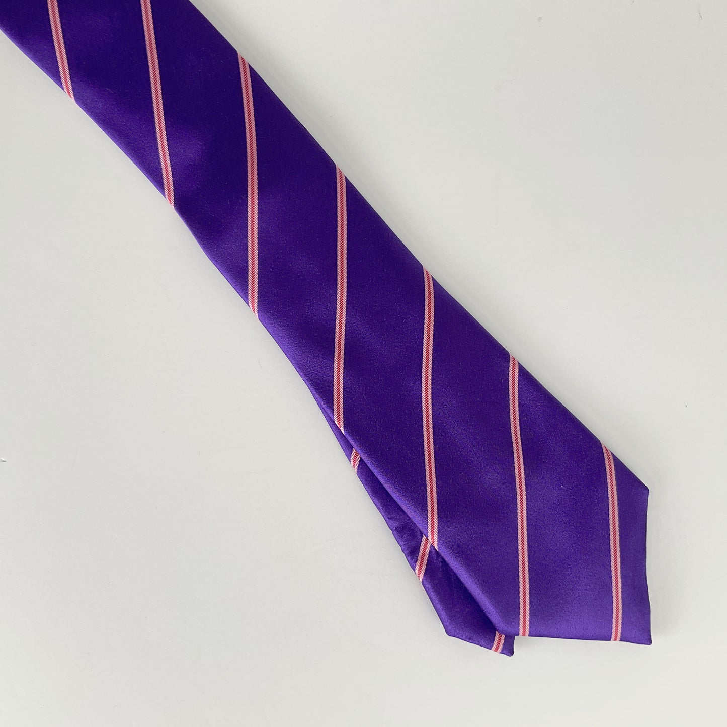 Nicholas Jermyn - Purple Silk Tie