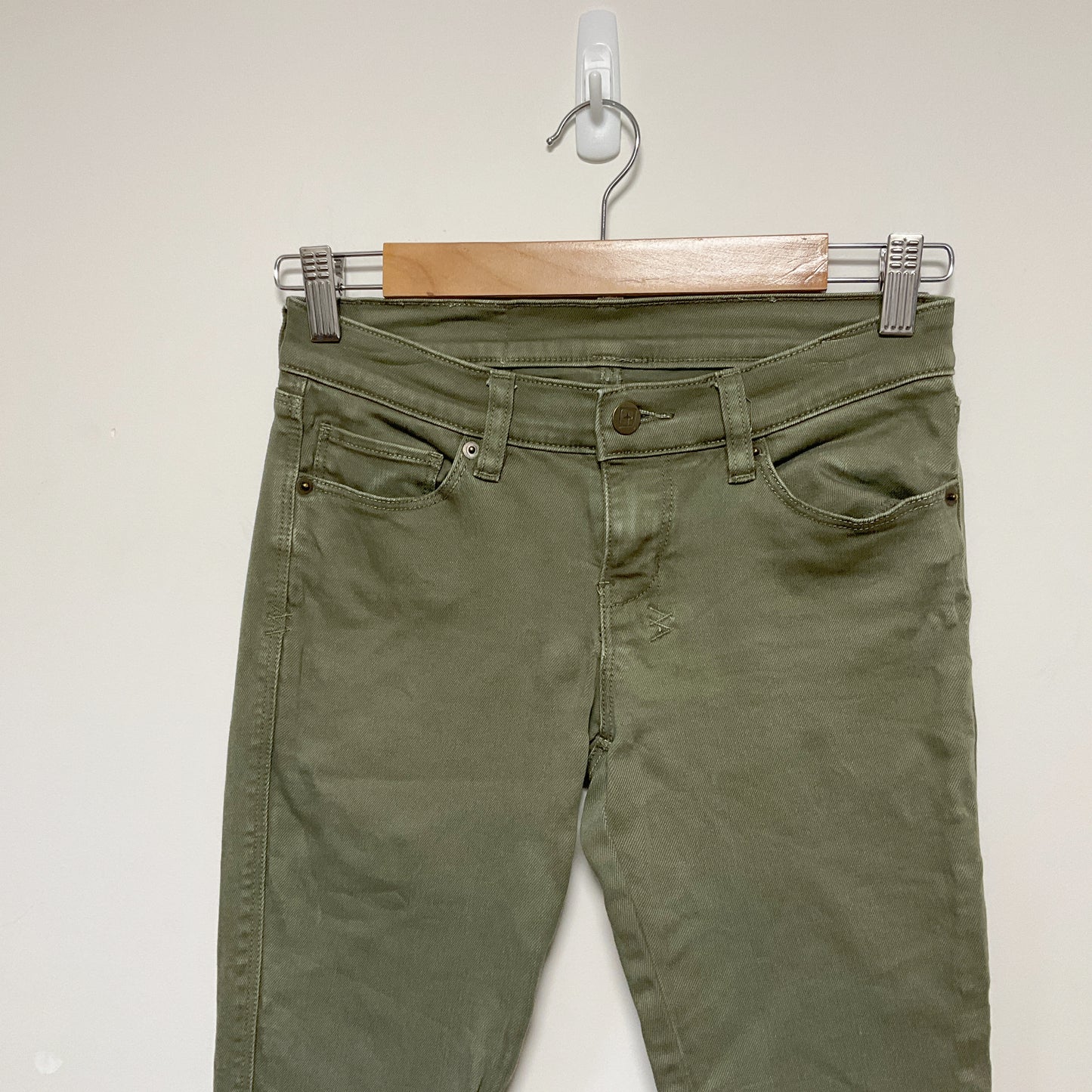 Ksubi - Skinny Pin Fatigues Green Jeans