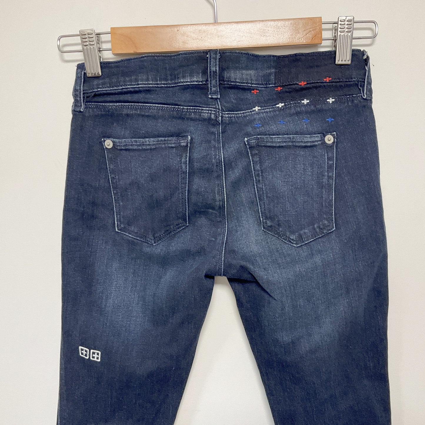 Ksubi - Skinny Pin Denim Blue Jeans