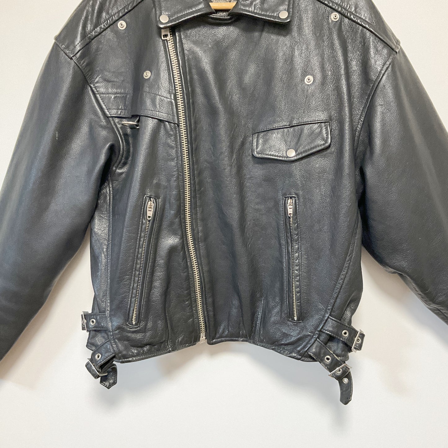 Vinetti - Motorcycle Mens Leather Jacket