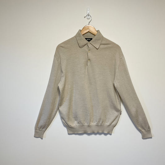 Hugo Boss - 100% Merino Wool Long Sleeve Sweater