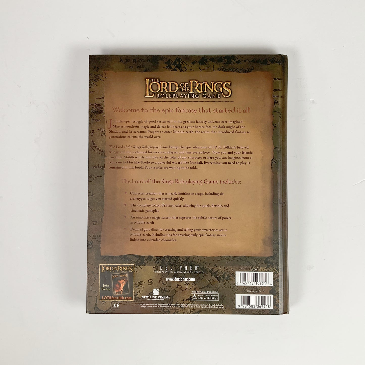 The Lord Of The Rings - Roleplaying Game Core Book